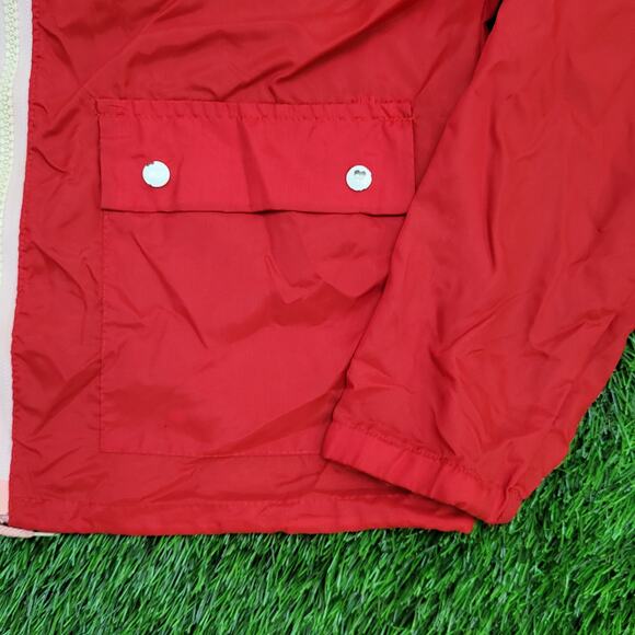 Vintage 80s Windbreaker Jacket M/L 22x25 Baggy Boxy - Picture 13 of 13